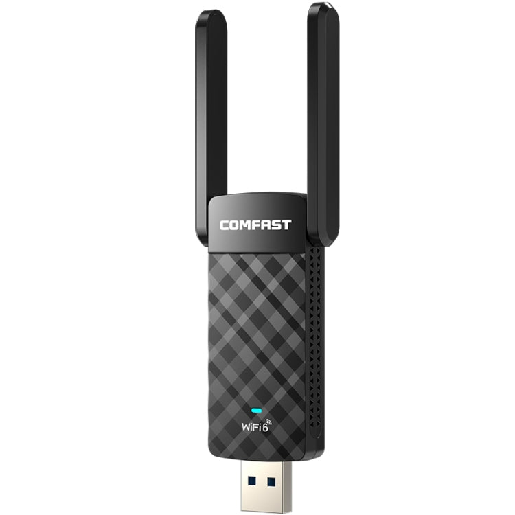 COMFAST C-952AX V2 1800Mbps Dual Band Wireless Network Card WiFi6 USB Adapter, CF-952AX V2 COMFAST C-952AX V2 1800Mbps Dual Band Wireless Network Card WiFi6 USB Adapter, CF-952AX V2